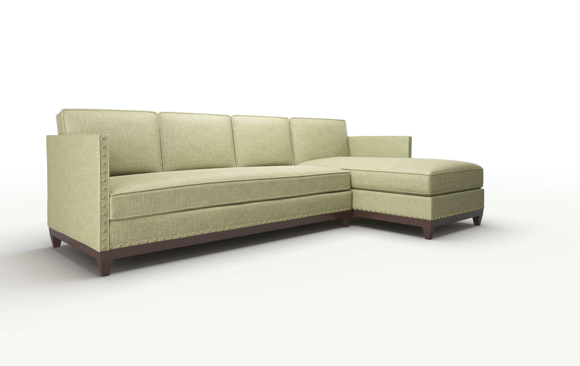 Florence Durham Lime Panel espresso legs 2