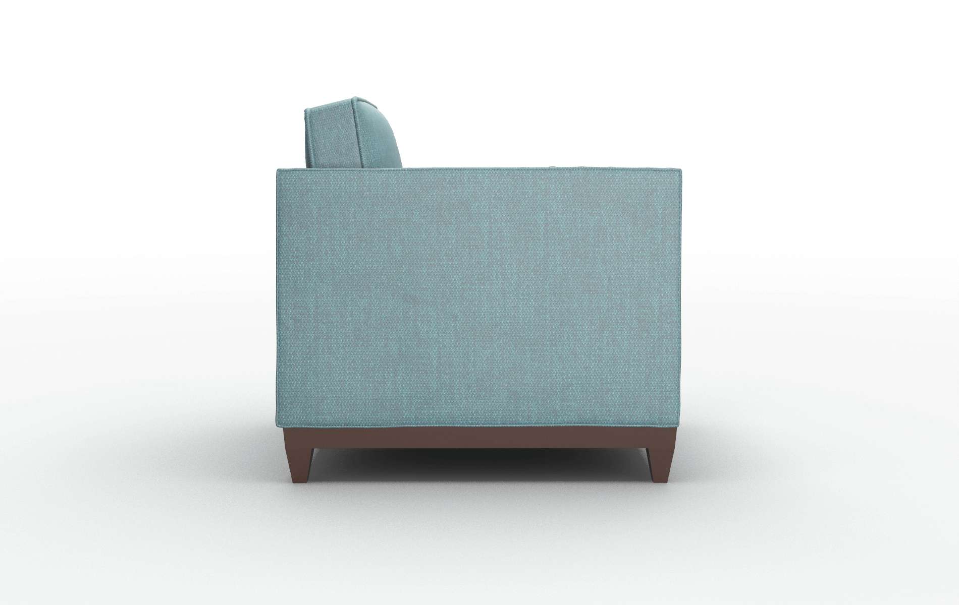 Florence Elliot Teal Chair espresso legs 3
