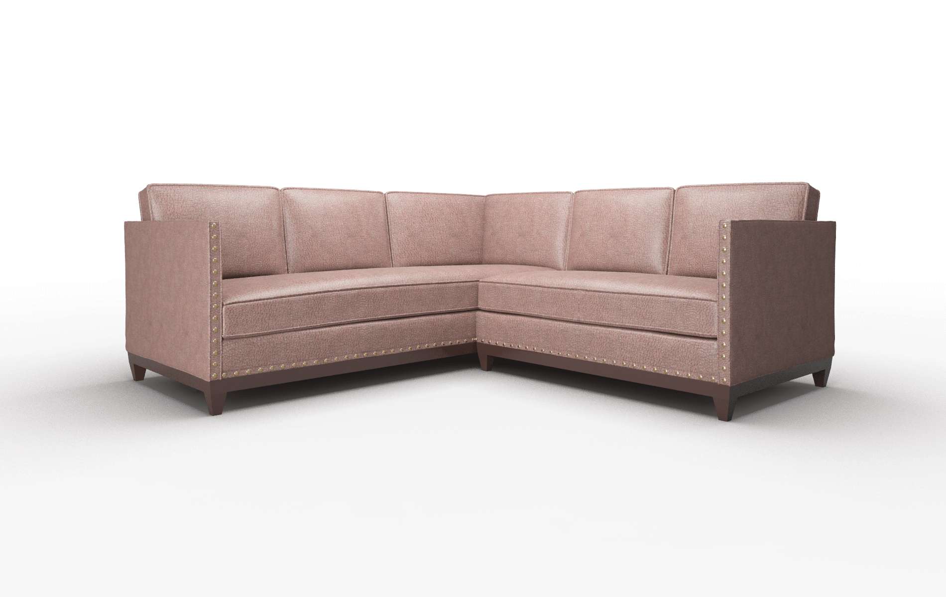 Florence Ford brown Sectional Espresso Legs  1
