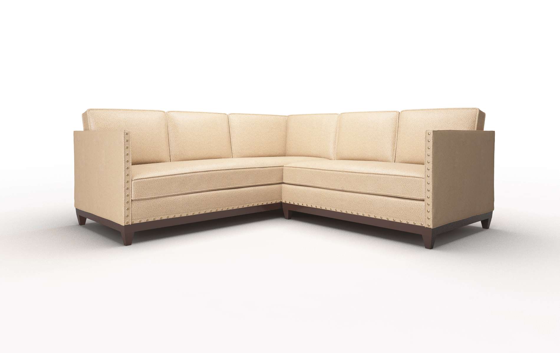 Florence Ford Dune Sectional espresso legs 1