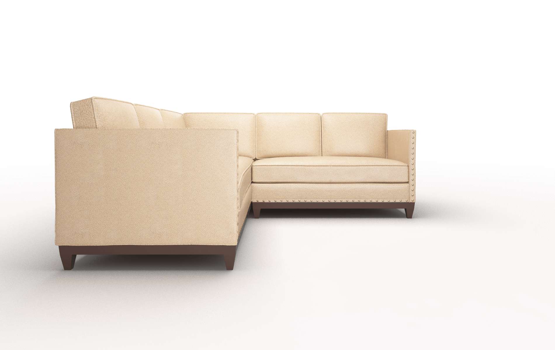Florence Ford Dune Sectional espresso legs 2
