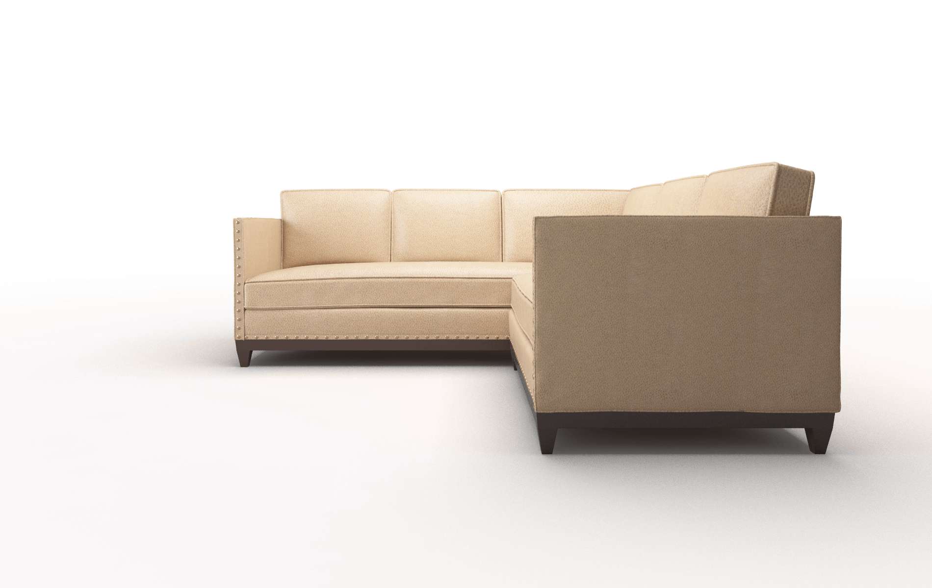 Florence Ford Dune Sectional espresso legs 5