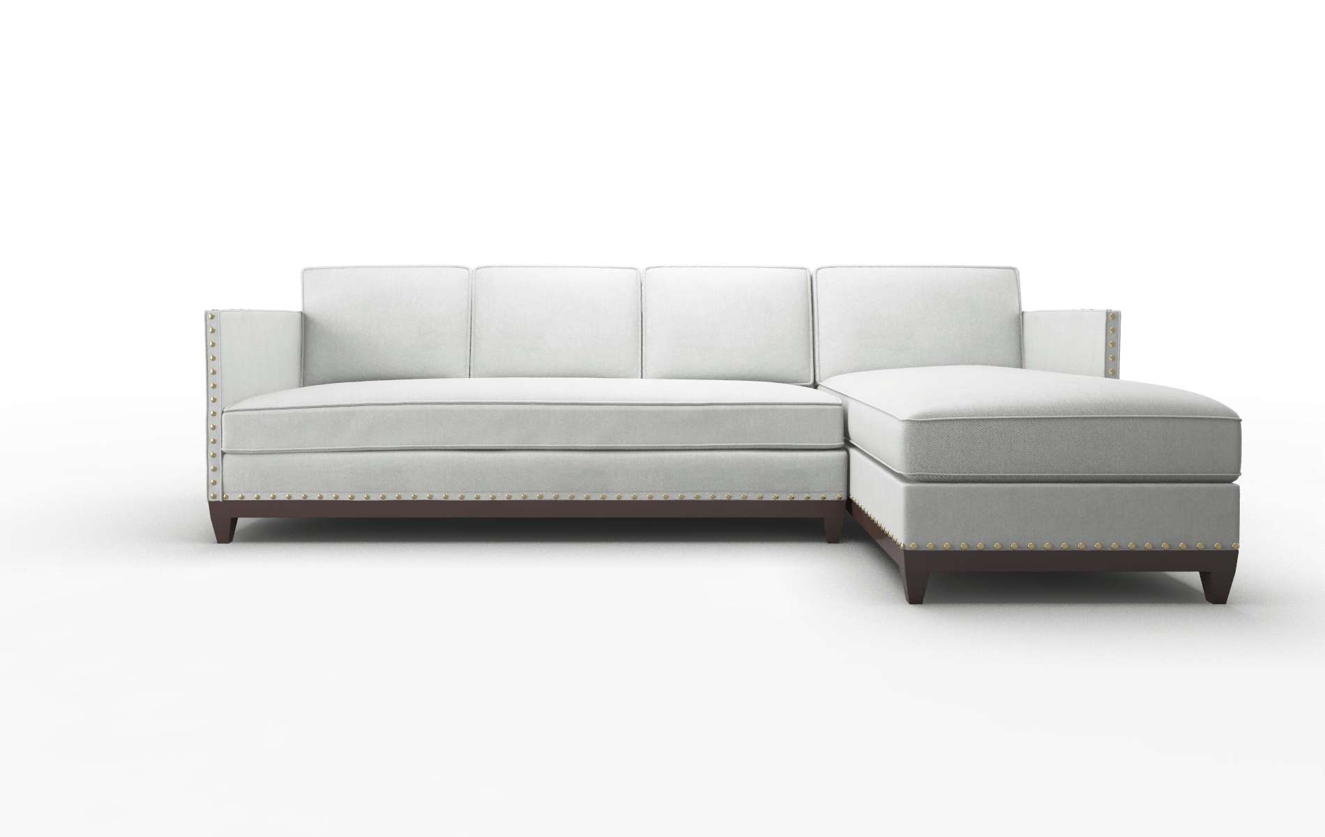 Florence Geo sterling Panel Espresso Legs  1