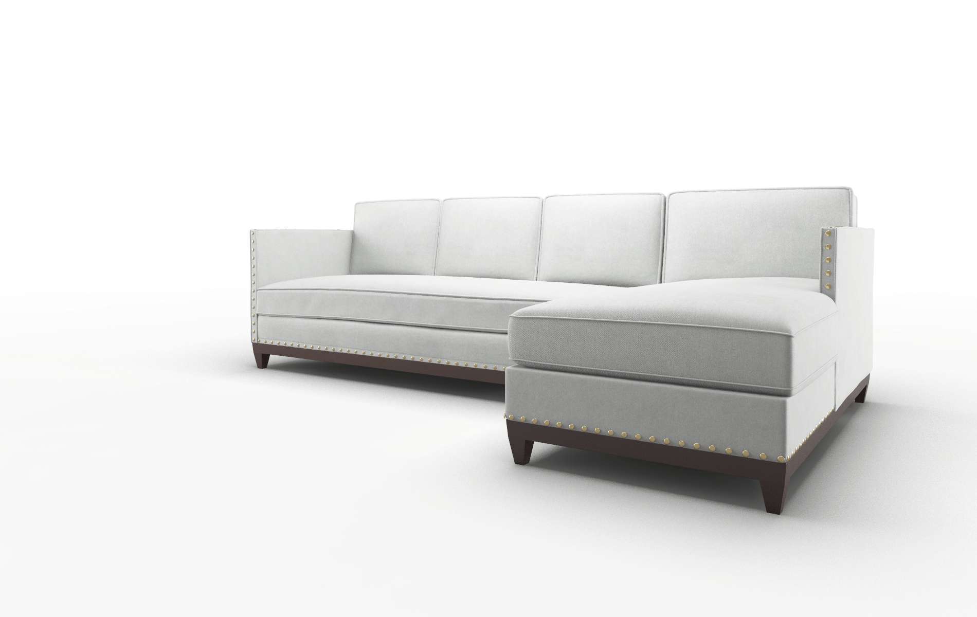 Florence Geo Sterling Panel espresso legs 4