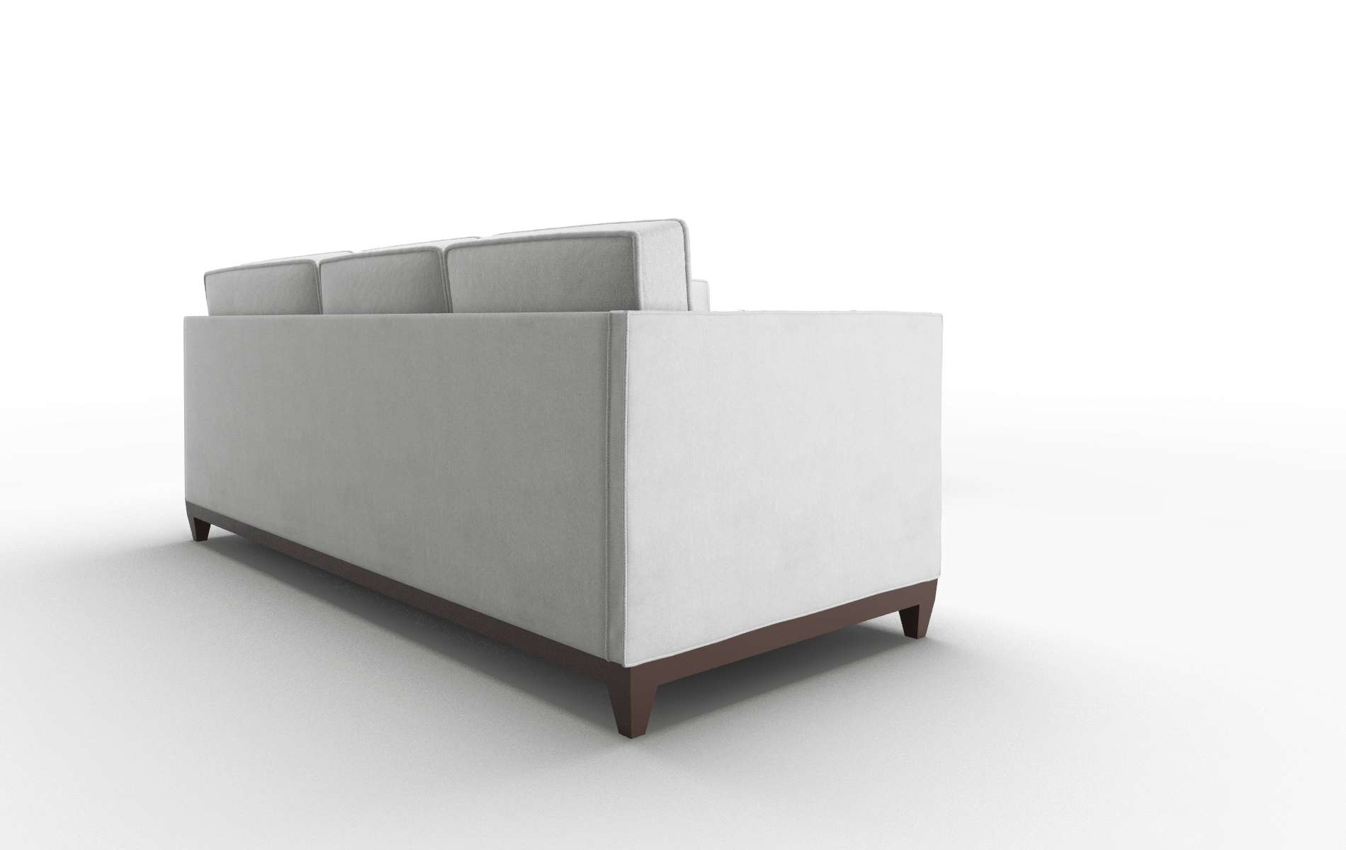Florence Geo Sterling Sectional espresso legs 3