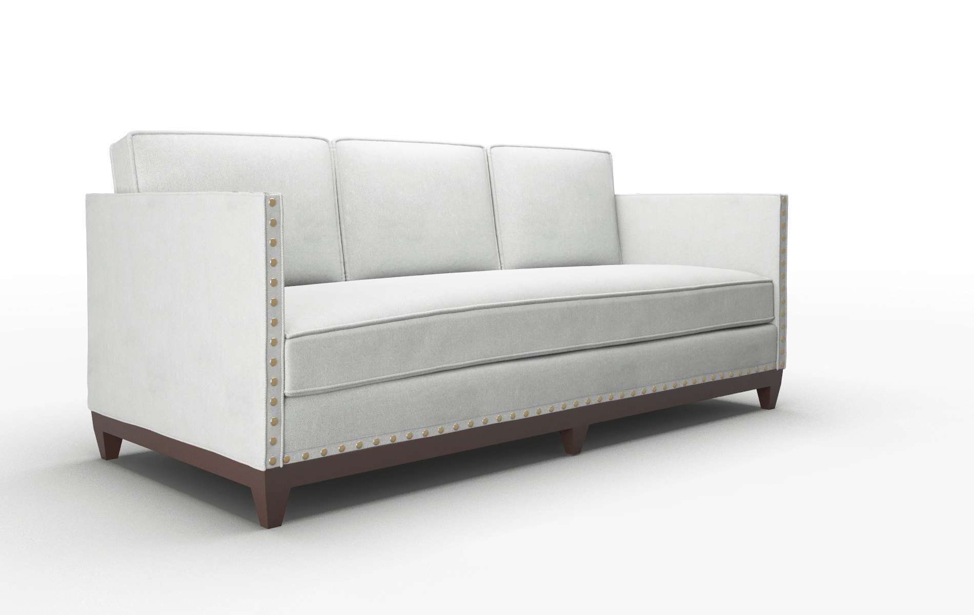 Florence Geo Sterling Sofa espresso legs 2