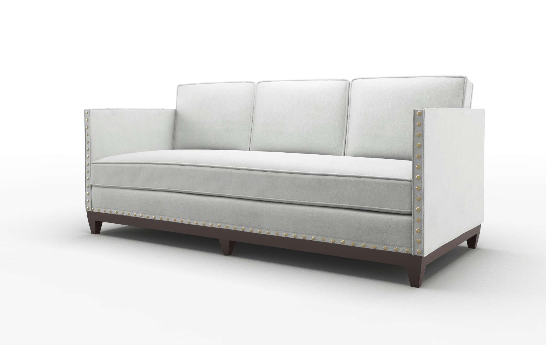 Florence Geo Sterling Sofa espresso legs 4