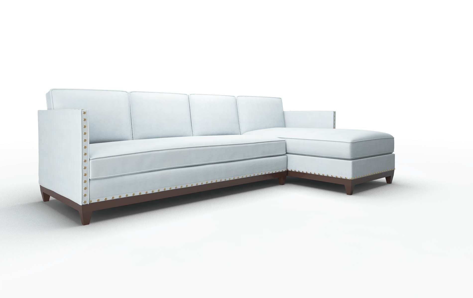 Florence Hathaway Aqua Panel espresso legs 2