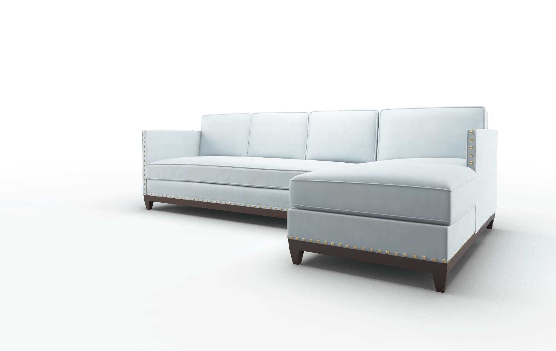 Florence Hathaway Aqua Panel espresso legs 4