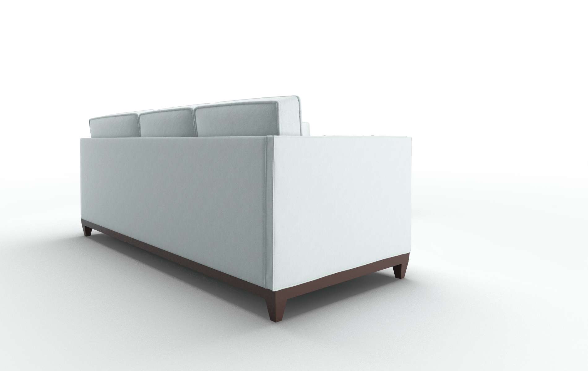 Florence Hepburn Peridot Sectional espresso legs 3