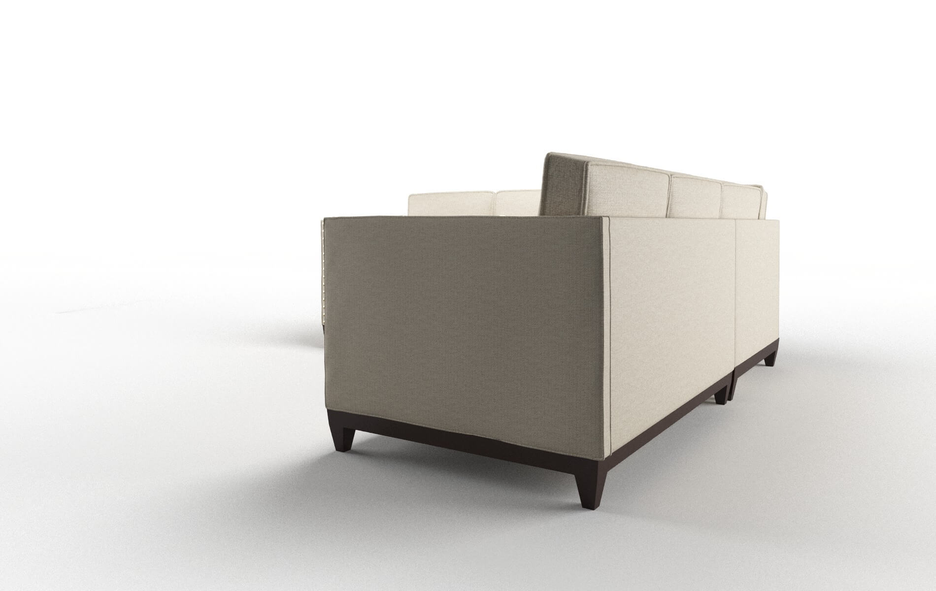 Florence Insight Barley Sectional espresso legs 4