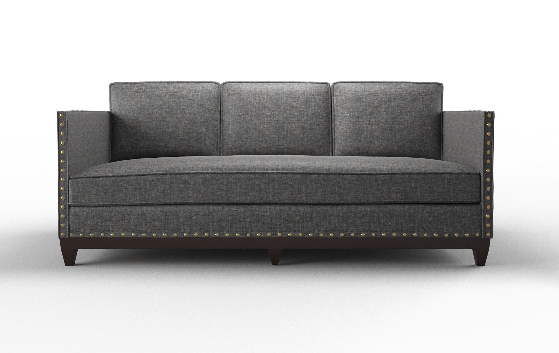 Florence Insight Charcoal Sofa espresso legs 1