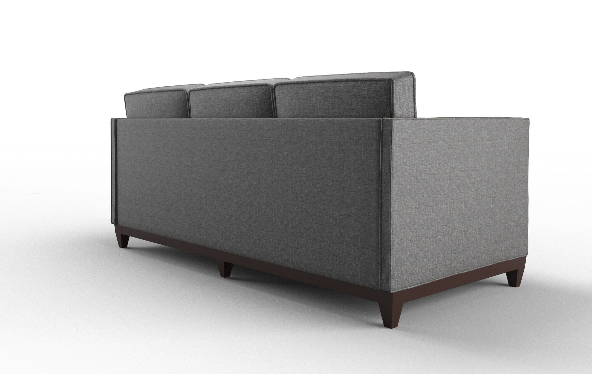 Florence Insight Charcoal Sofa espresso legs 5