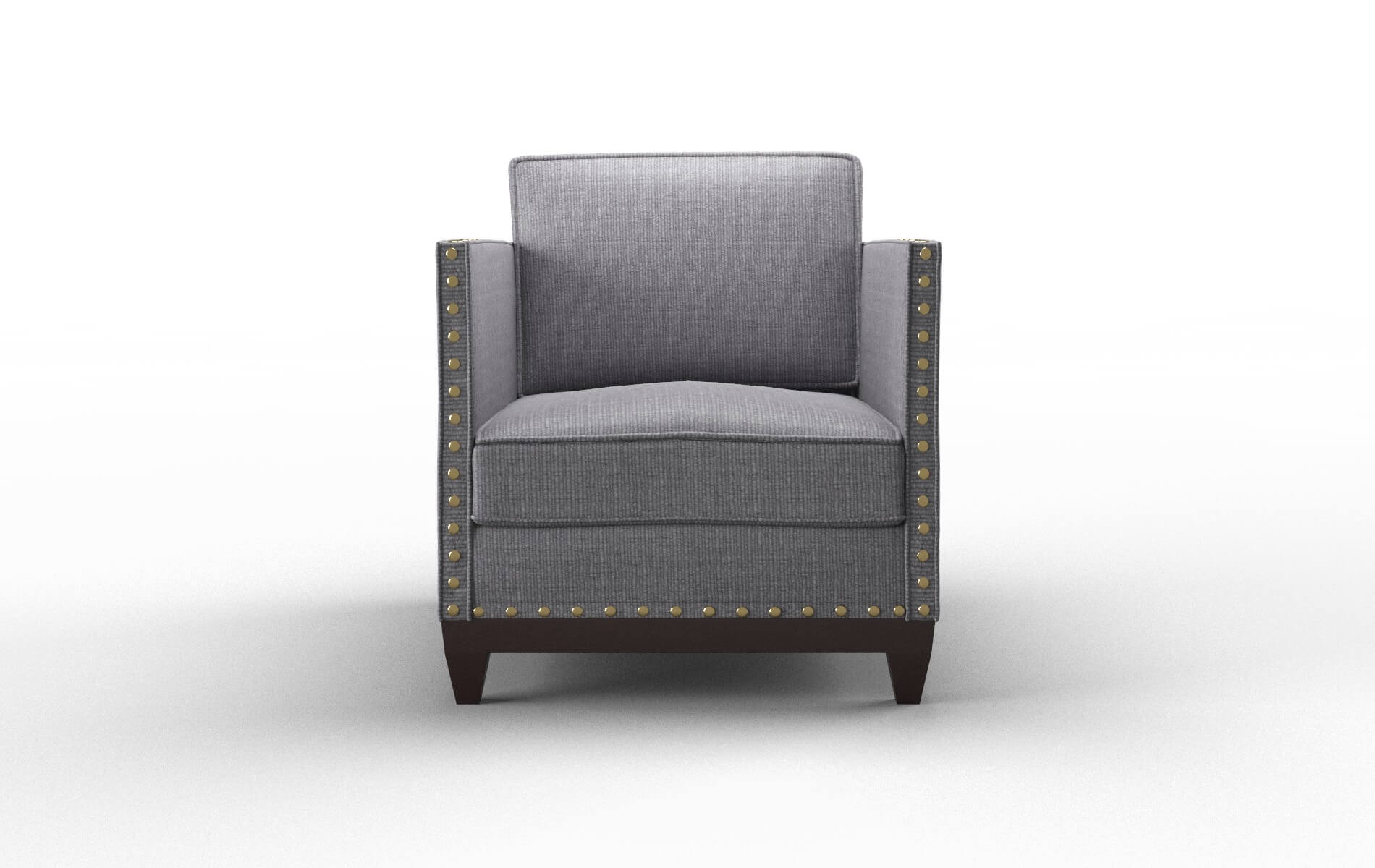 Florence Insight Denim Chair espresso legs 1
