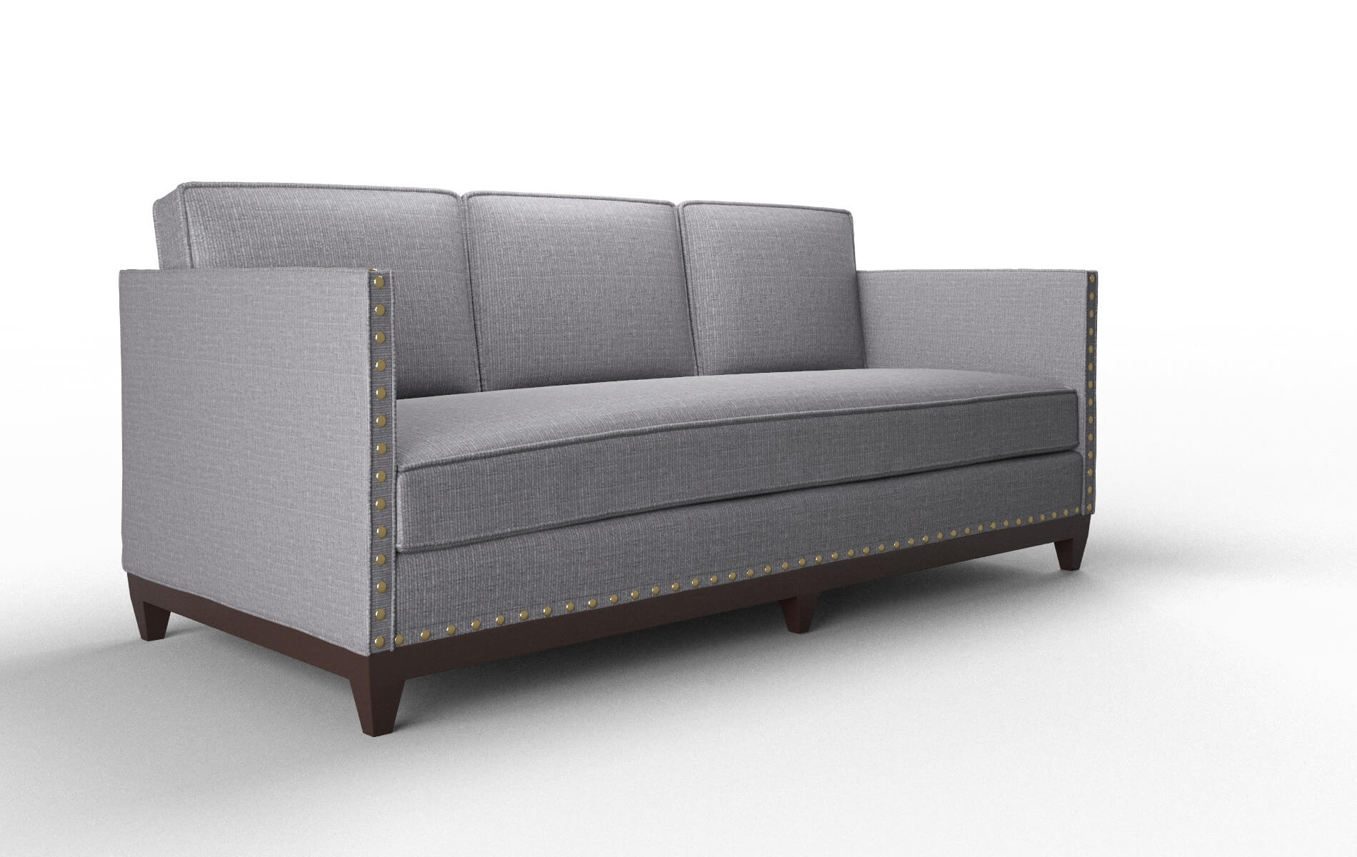 Florence Insight Denim Sofa espresso legs 2