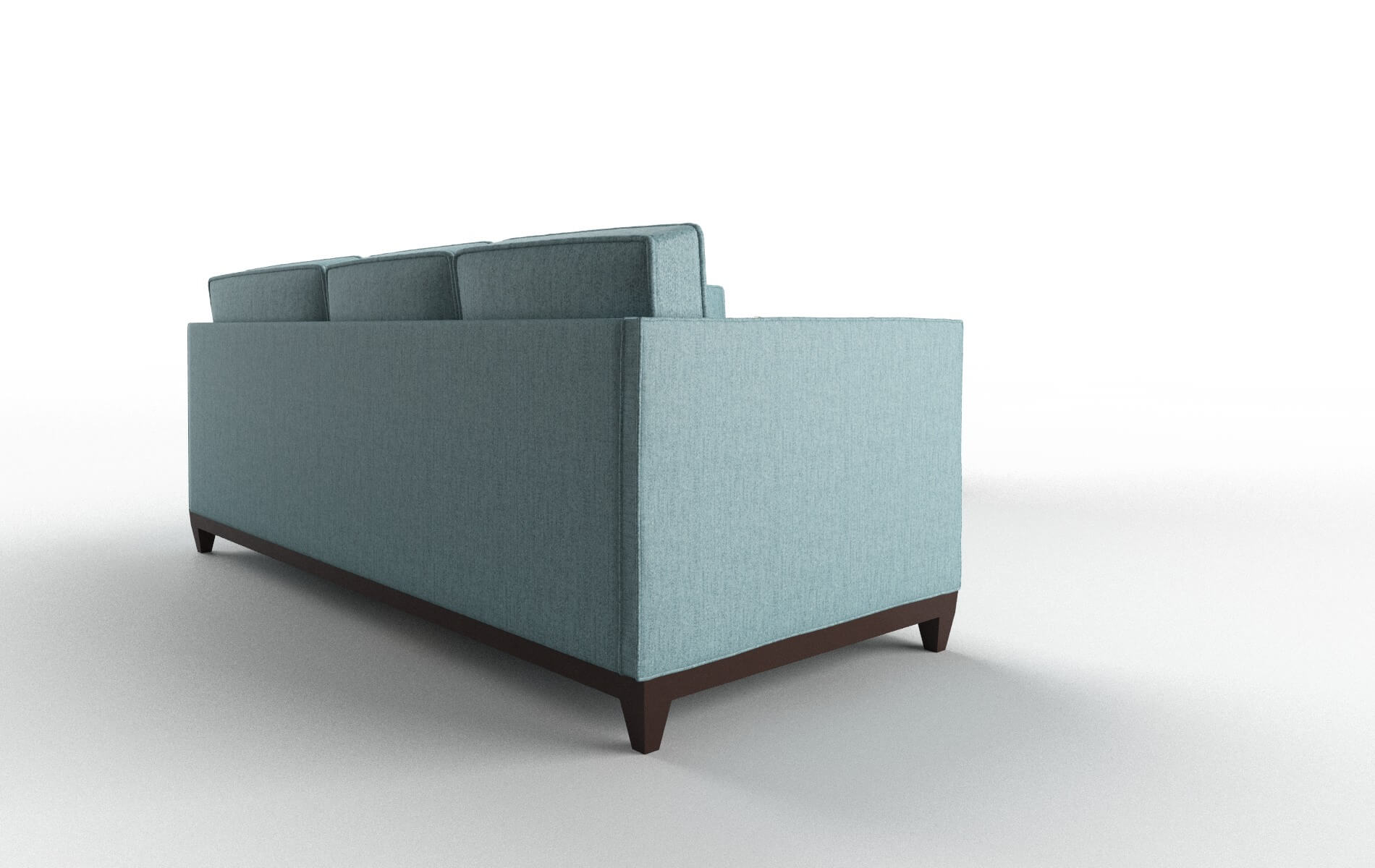 Florence Insight Peacock Sectional espresso legs 3