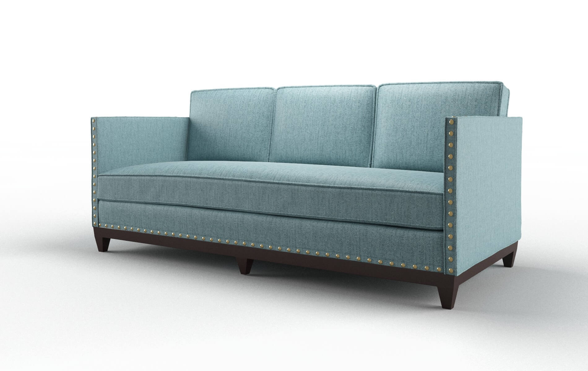 Florence Insight Peacock Sofa espresso legs 4