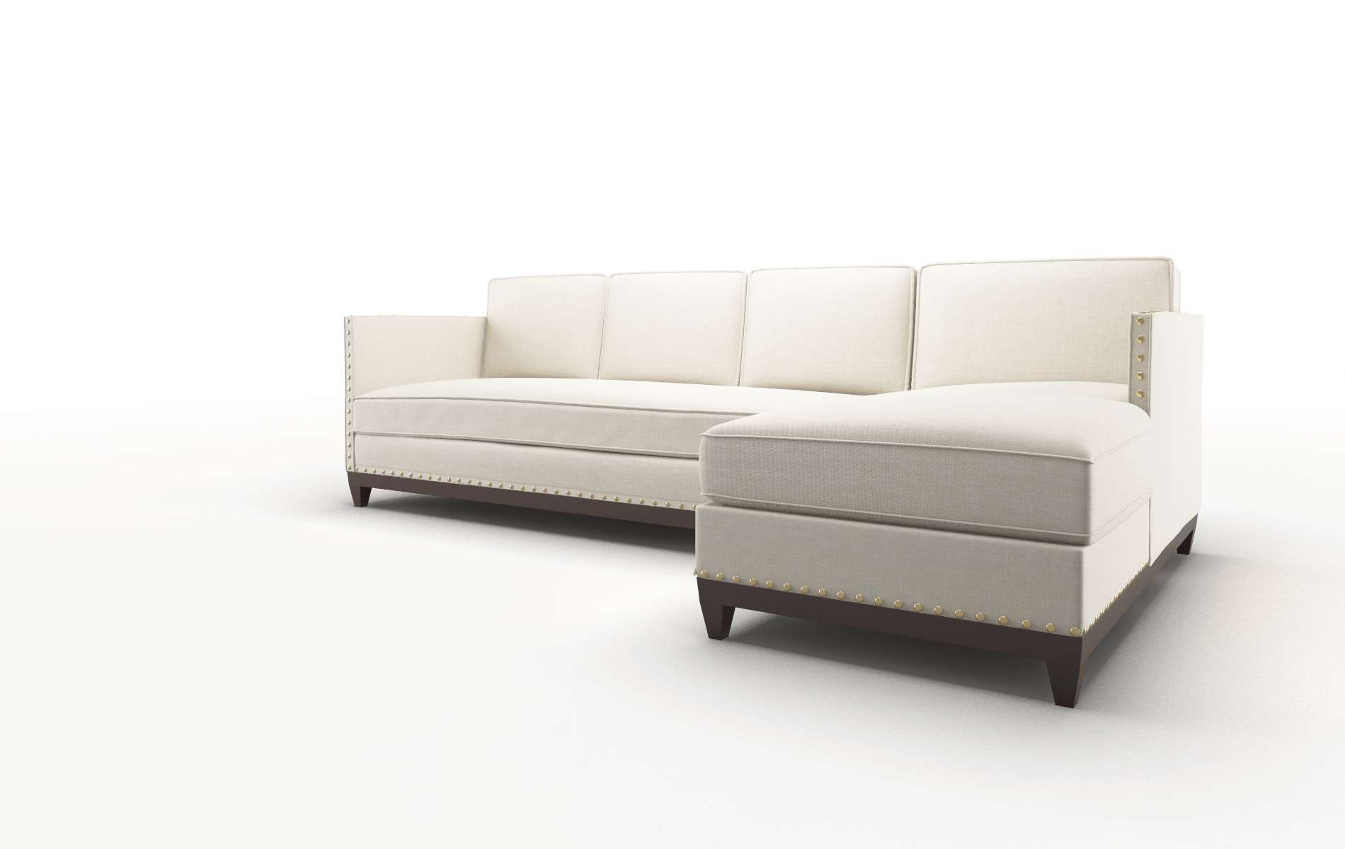 Florence Keylargo Almond Panel espresso legs 4