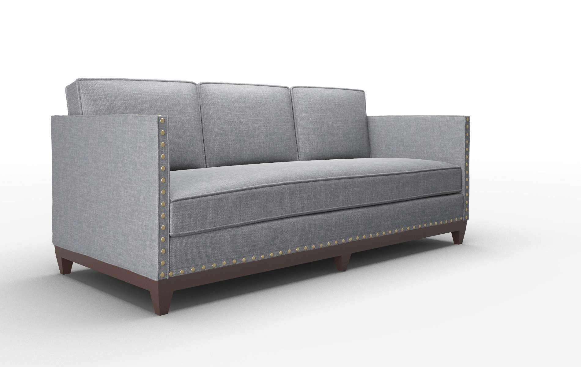 Florence Keylargo Graphite Sofa espresso legs 2