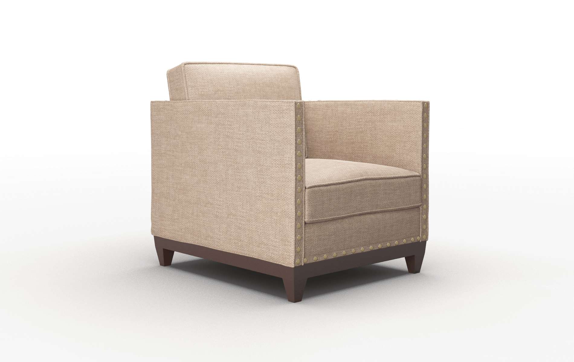 Florence Keylargo Mink Chair espresso legs 2