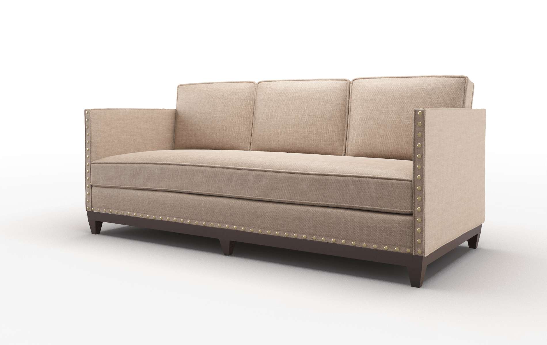 Florence Keylargo Mink Sofa espresso legs 4