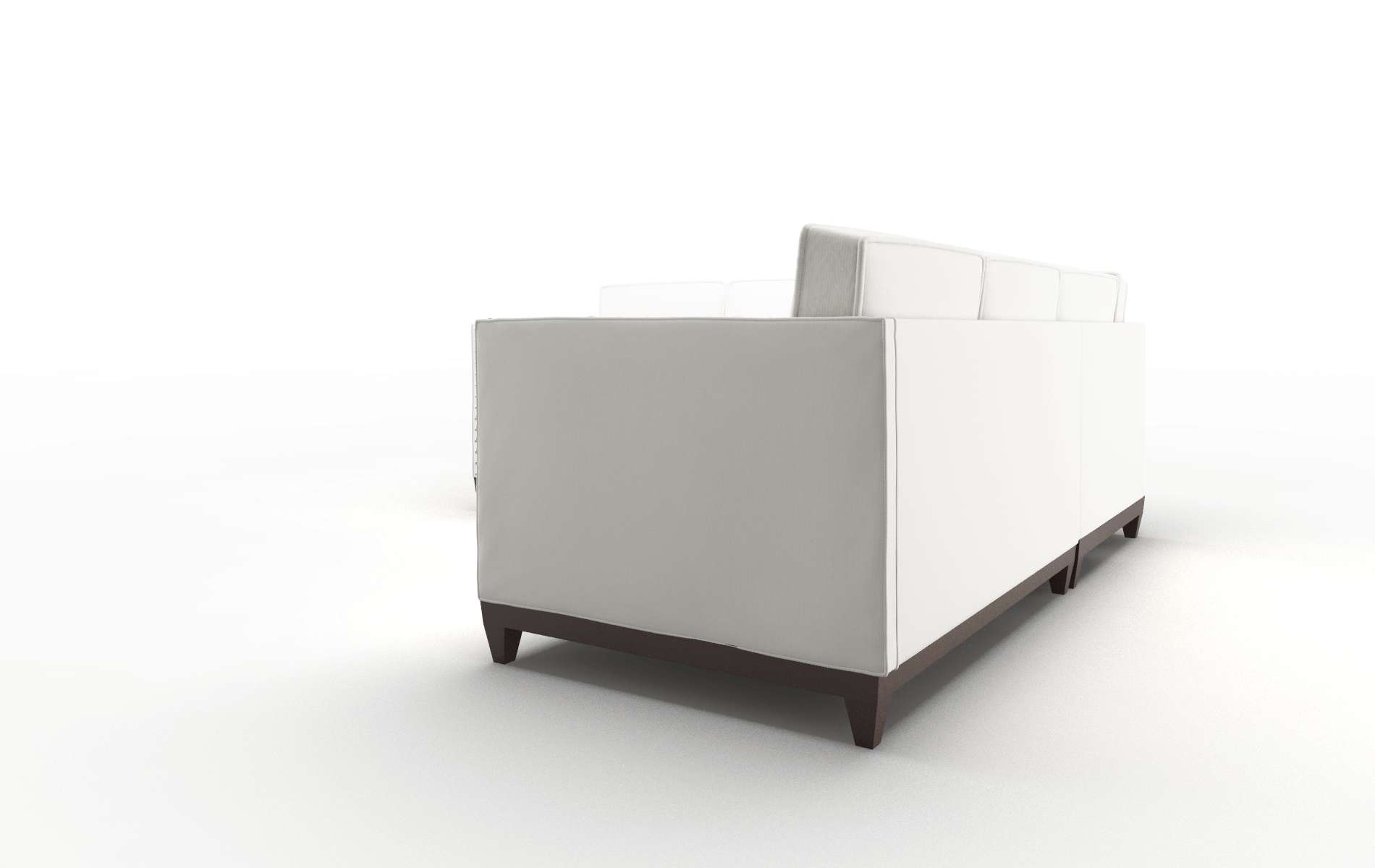 Florence Keylargo Oatmeal Sectional espresso legs 4