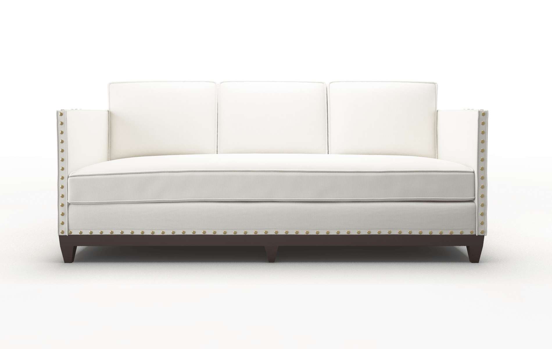 Florence Keylargo Oatmeal Sofa espresso legs