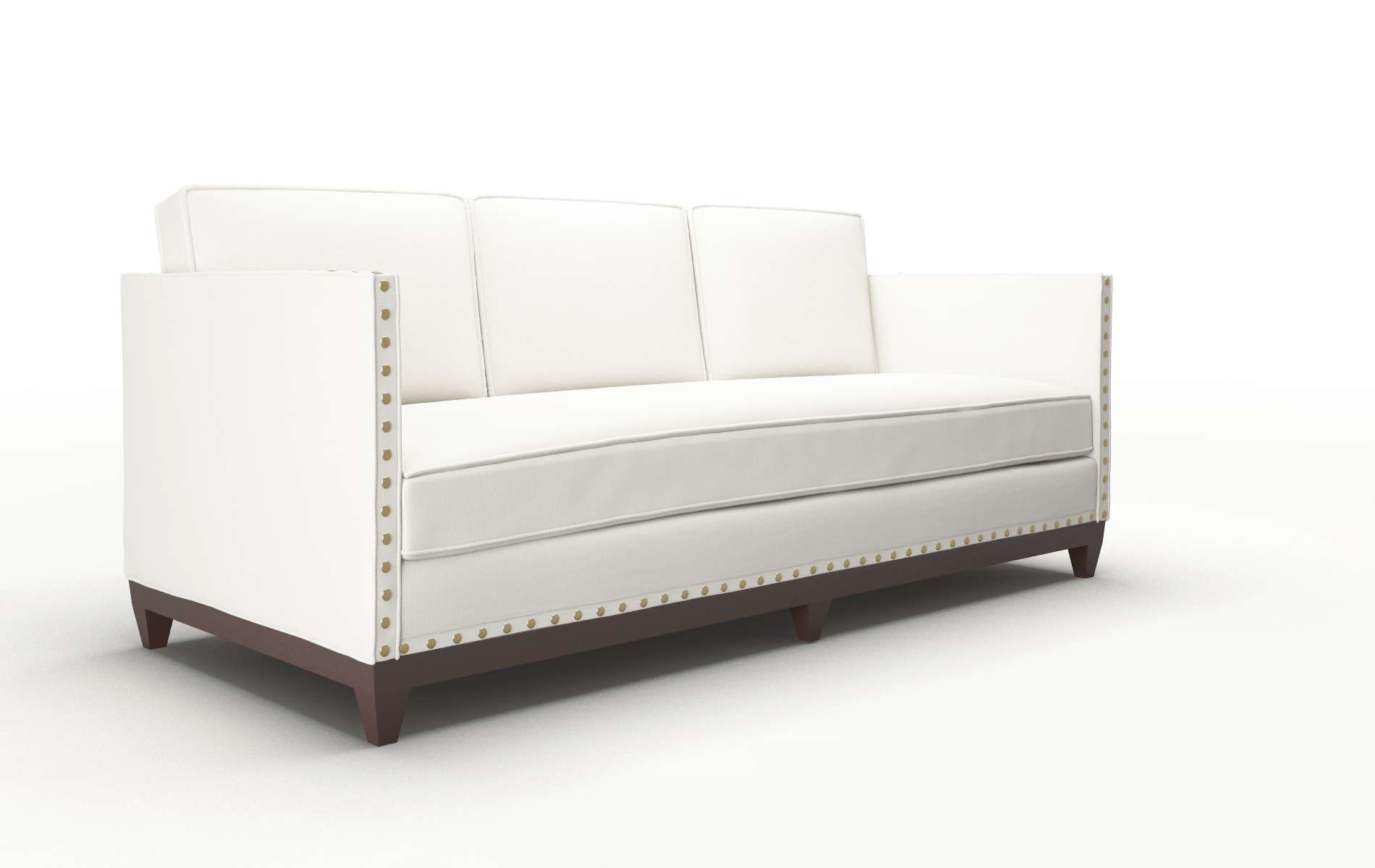 Florence Keylargo Oatmeal Sofa espresso legs 2