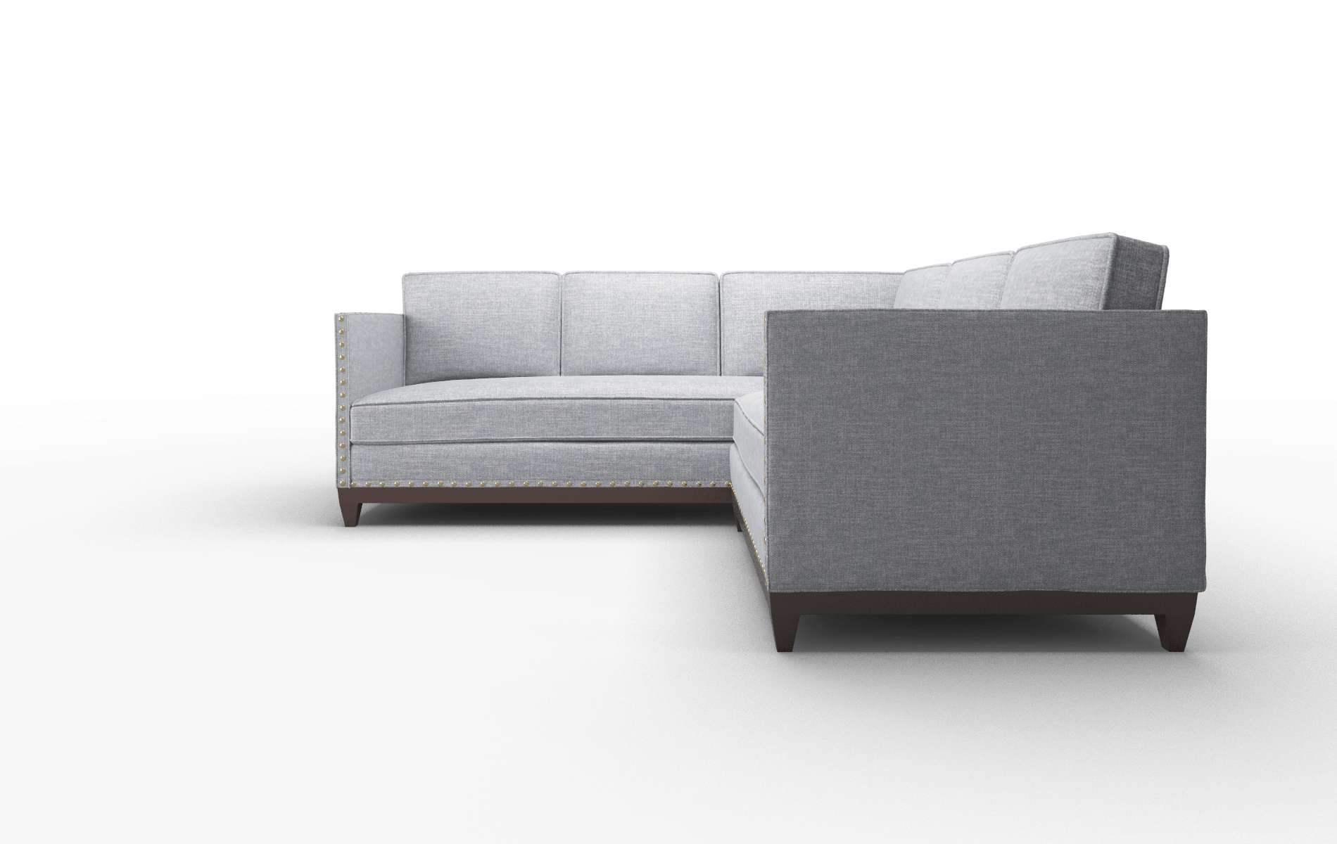 Florence Lana Ash Sectional espresso legs 5