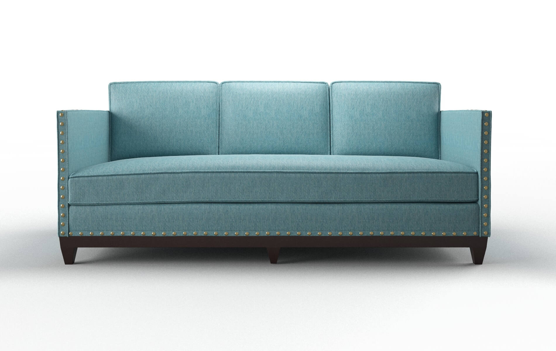 Florence Lana Peacock Sofa espresso legs 1