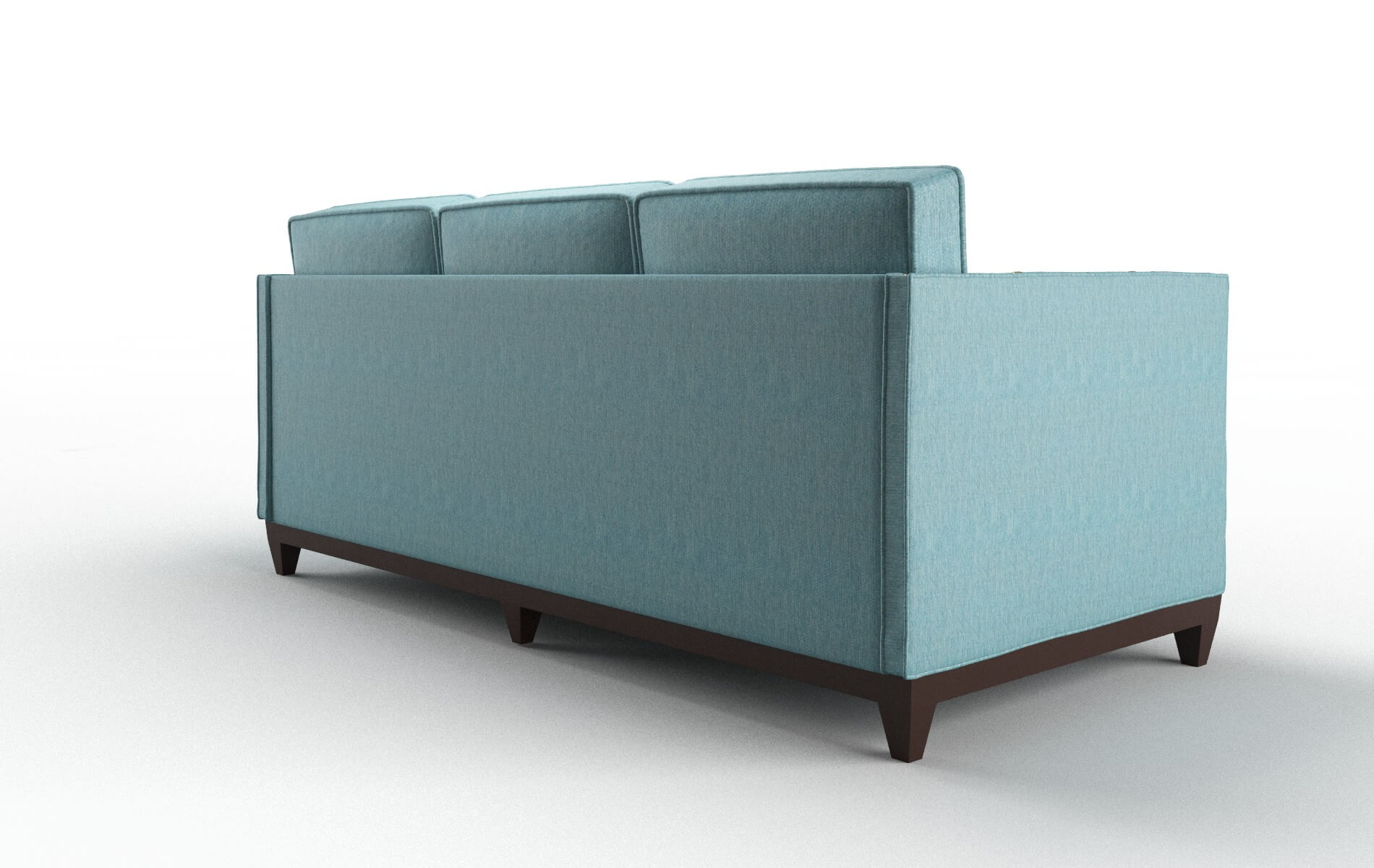 Florence Lana Peacock Sofa espresso legs 5