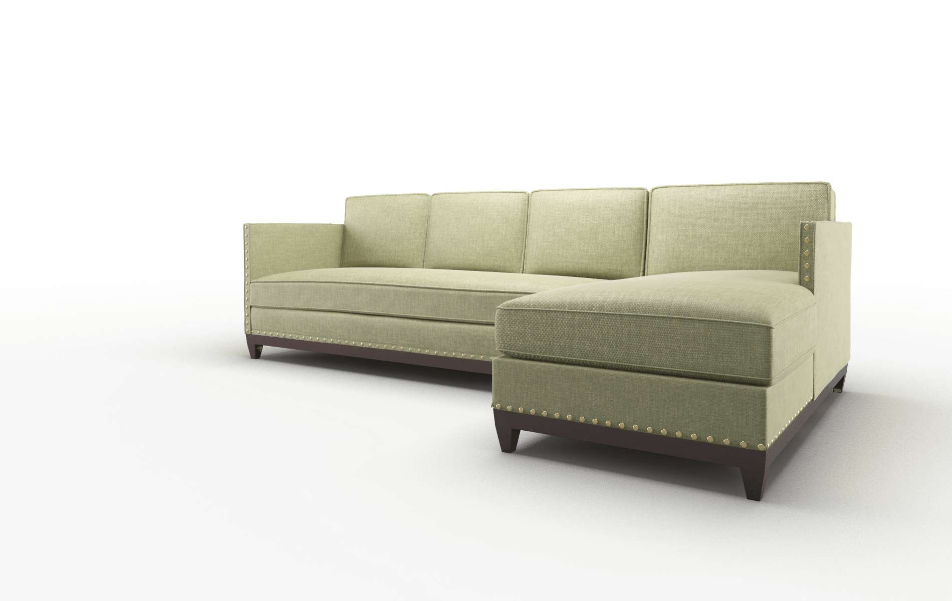 Florence Leslie Lawn Panel espresso legs 4