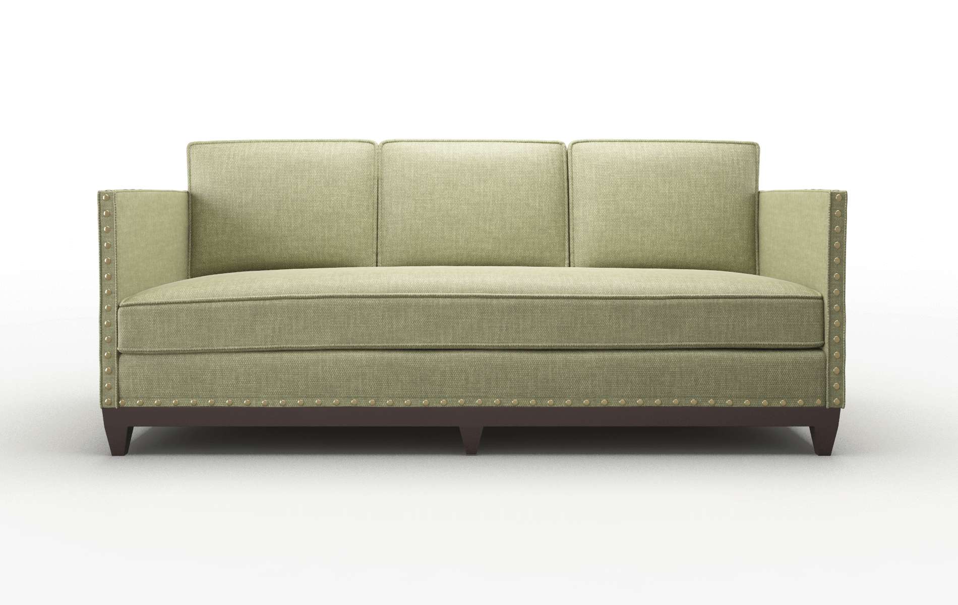 Florence Leslie Lawn Sofa espresso legs 1