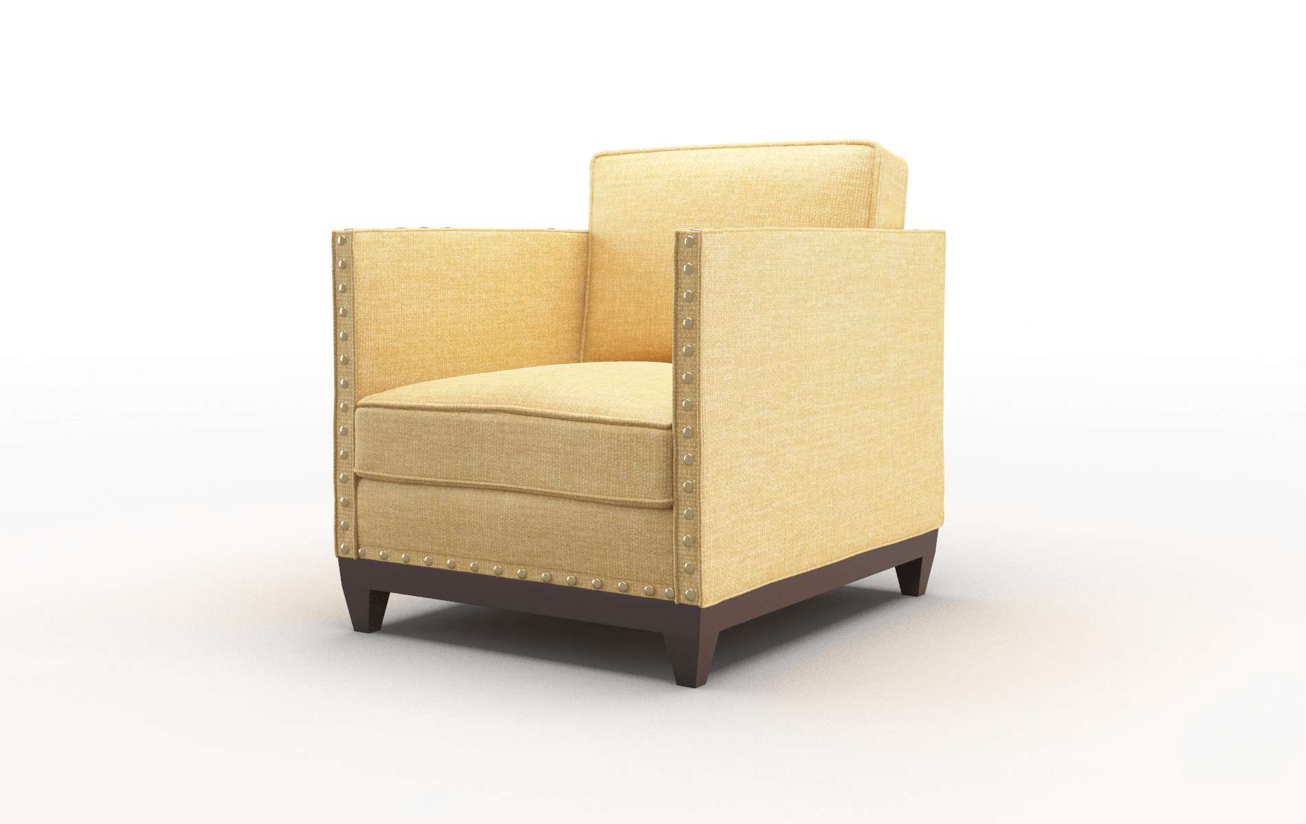 Florence Leslie Saffron Chair espresso legs 4