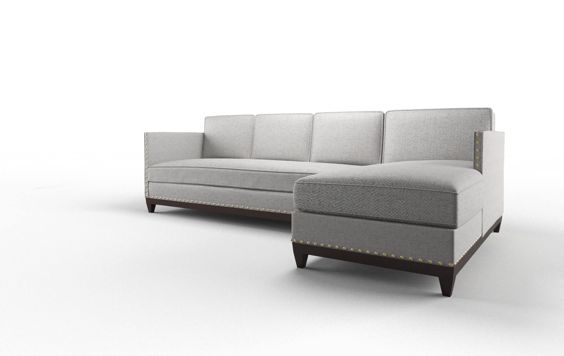 Florence Malibu Dove Panel espresso legs 4