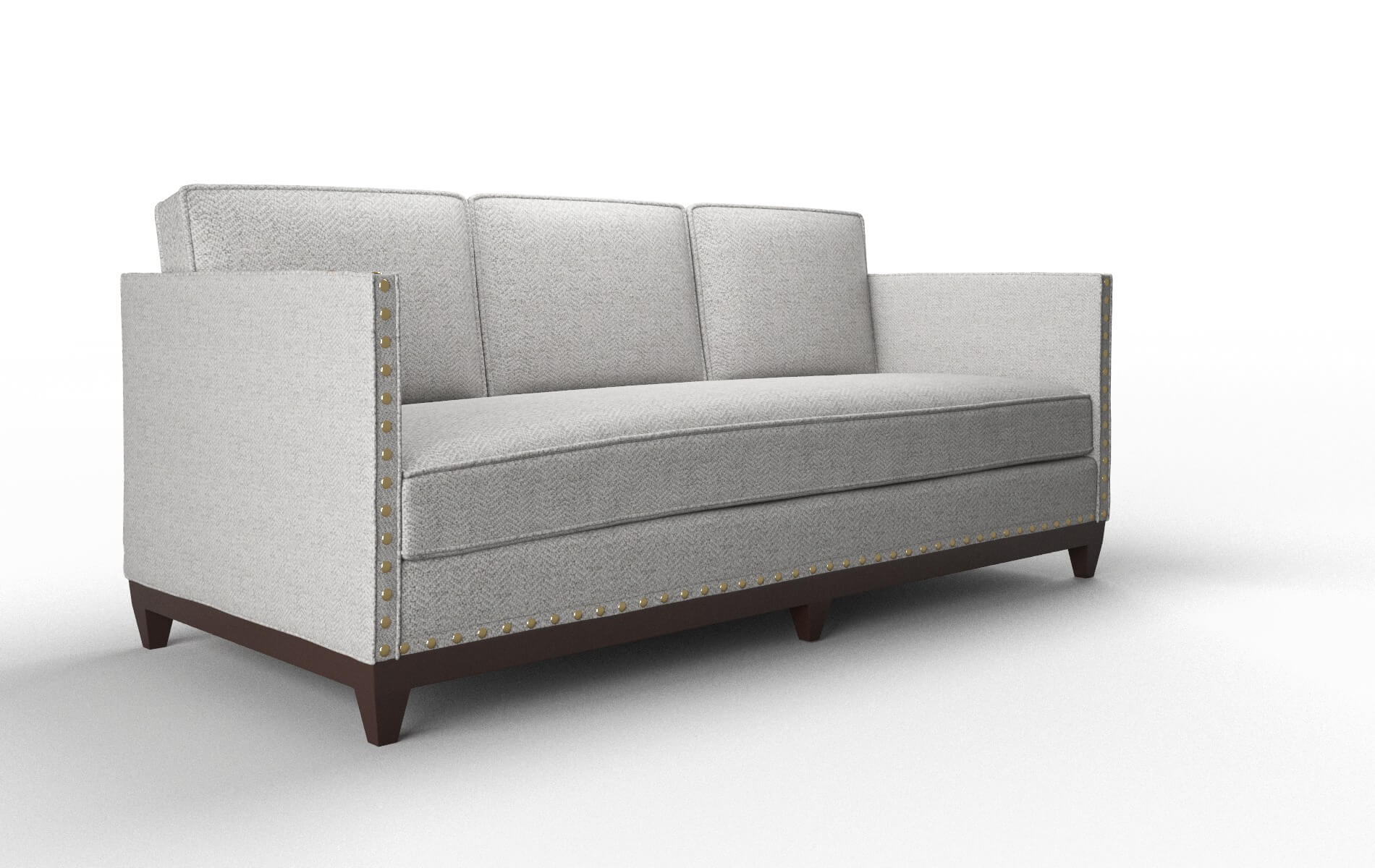 Florence Malibu Dove Sofa espresso legs 2