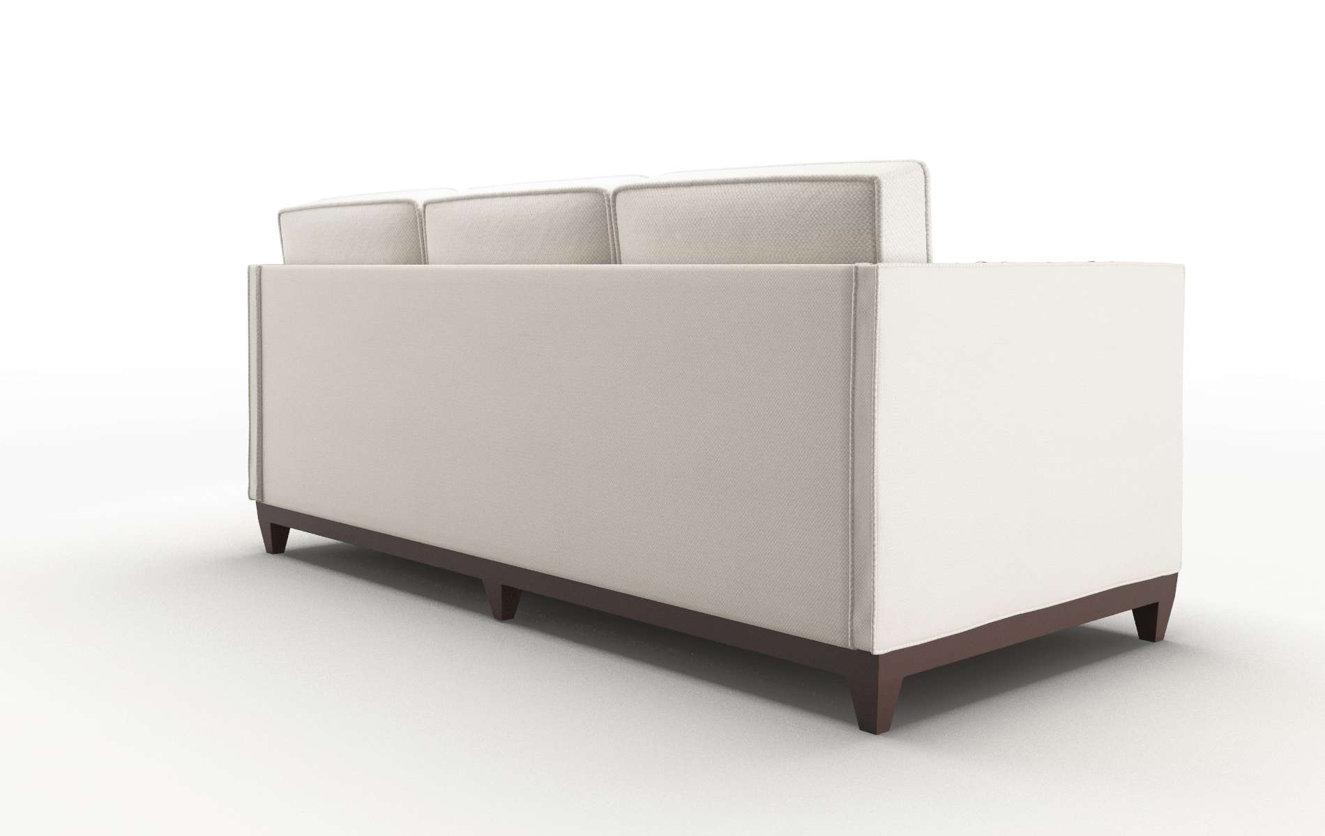 Florence Malibu Linen Sofa espresso legs 5