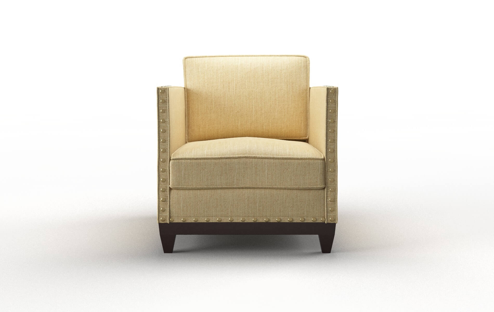 Florence Malibu maize Chair Espresso Legs  1