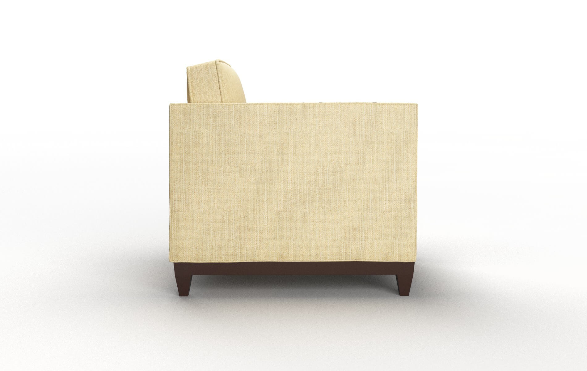 Florence Malibu Maize Chair espresso legs 3