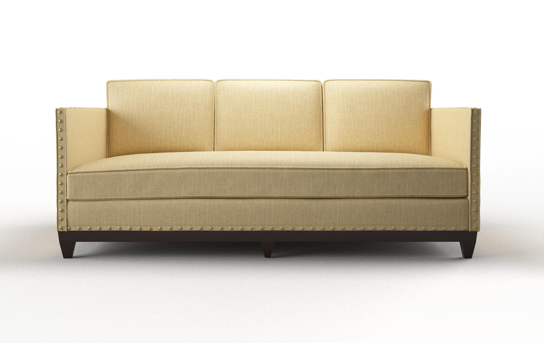 Florence Malibu maize Sofa Espresso Legs  1