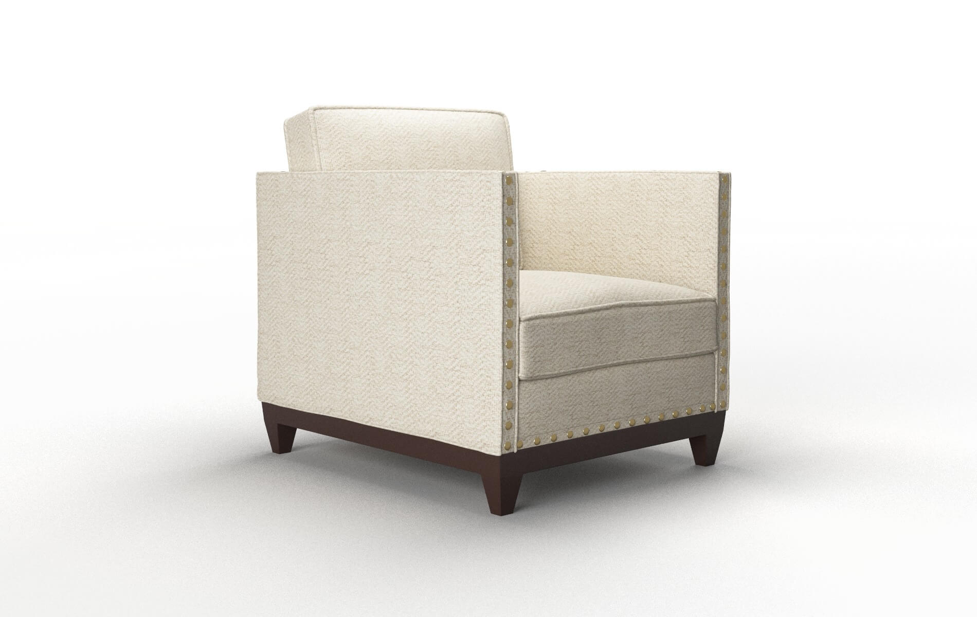 Florence Malibu Sand Chair espresso legs 2