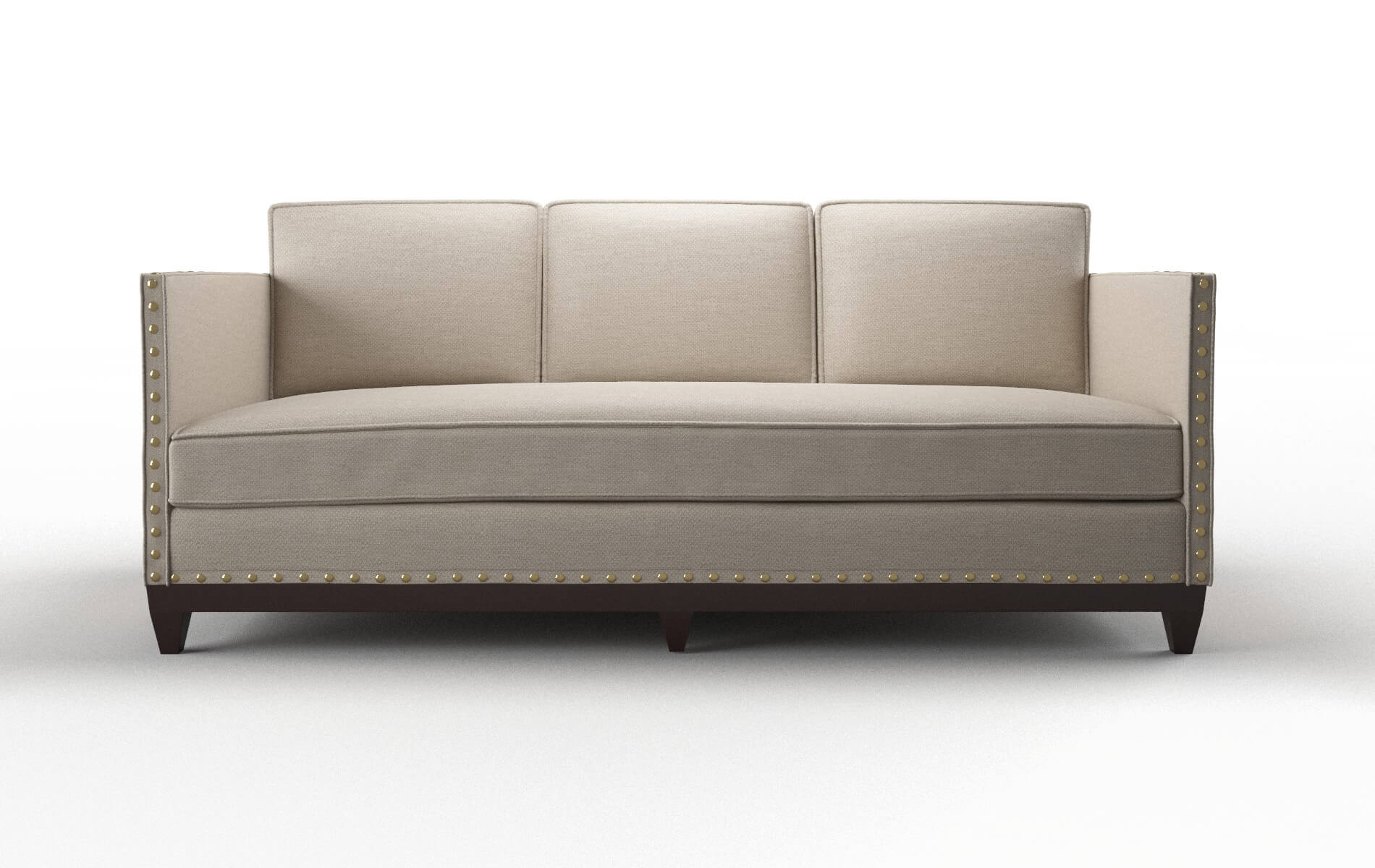 Florence Naples Almond Sofa espresso legs 1