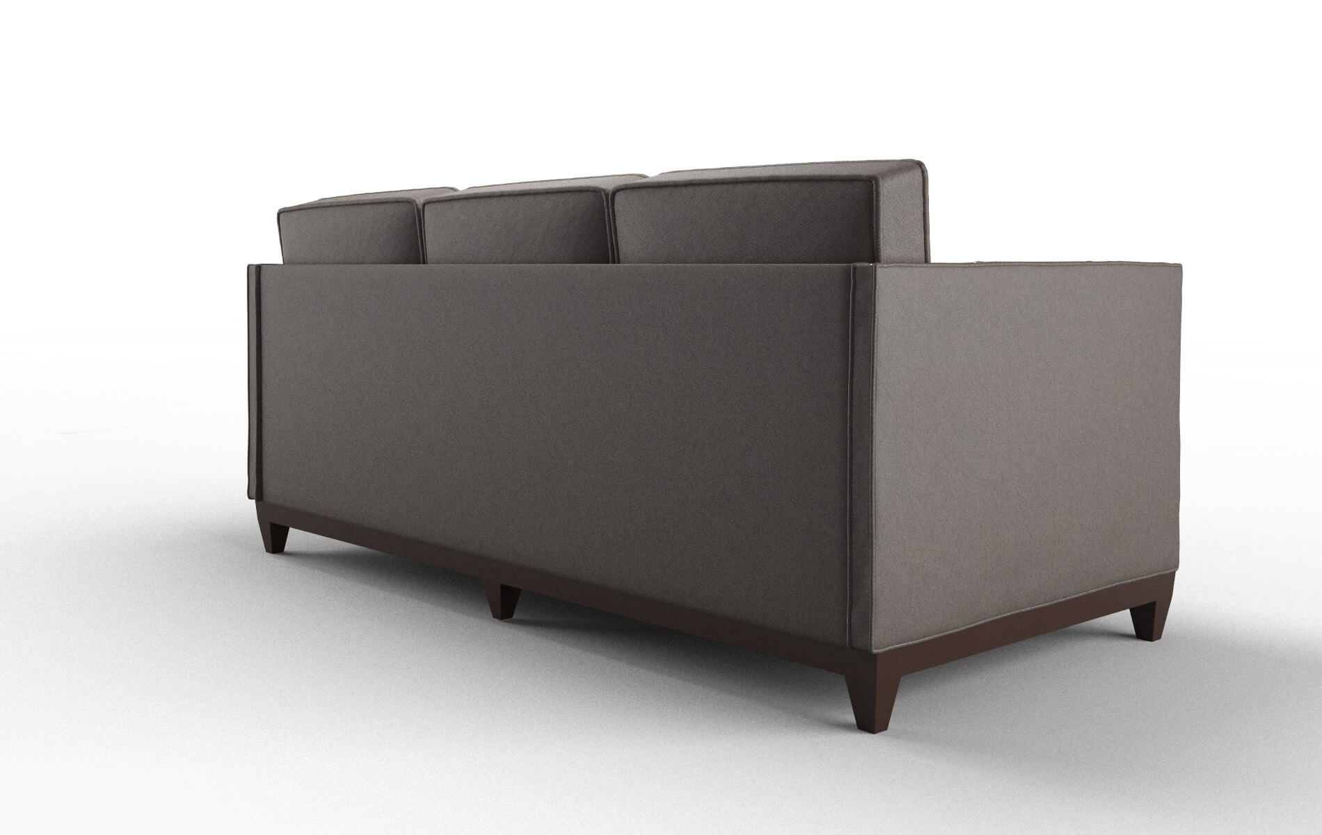 Florence Naples Graphite Sofa espresso legs 5