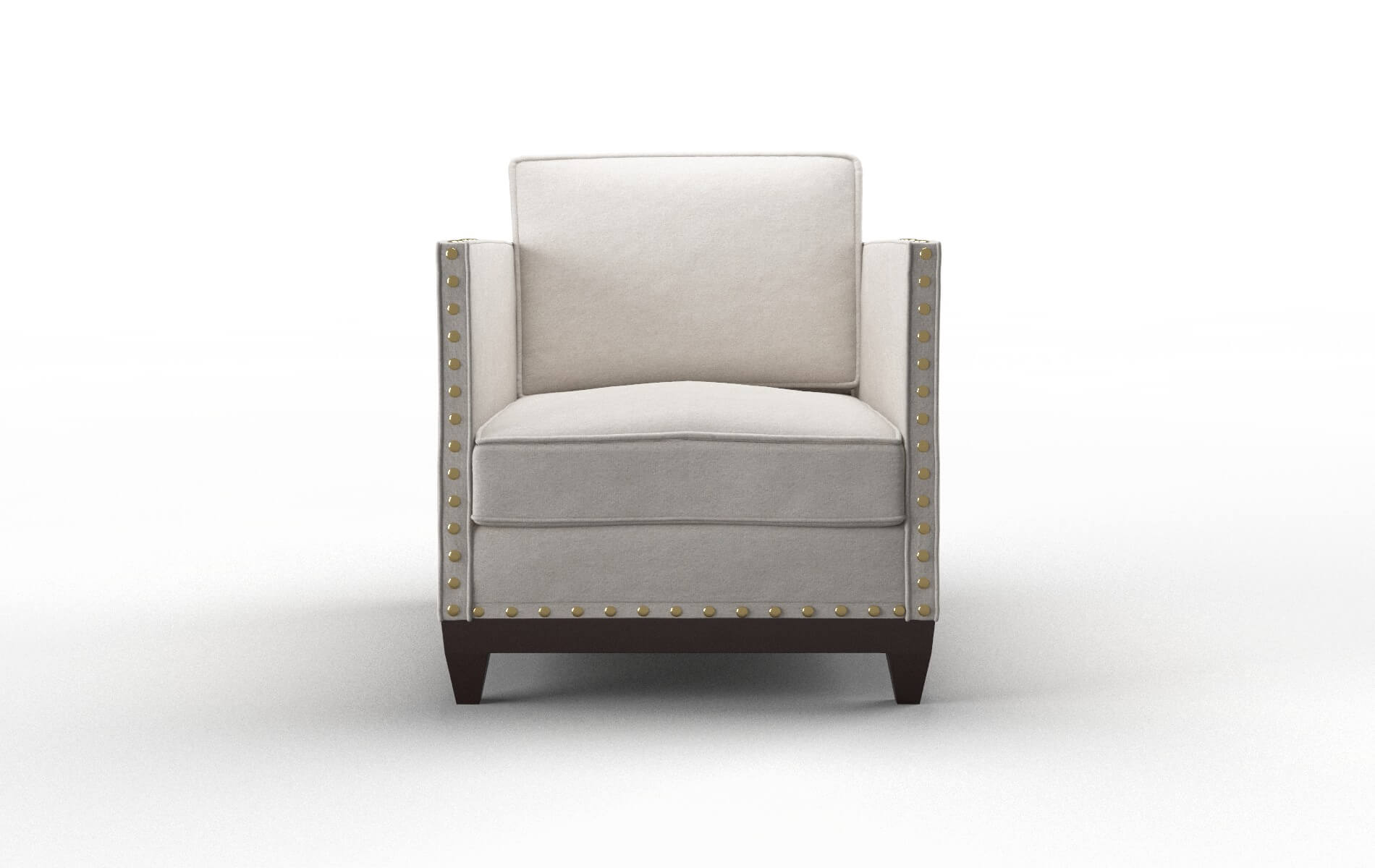 Florence Noble Grey Chair espresso legs 1