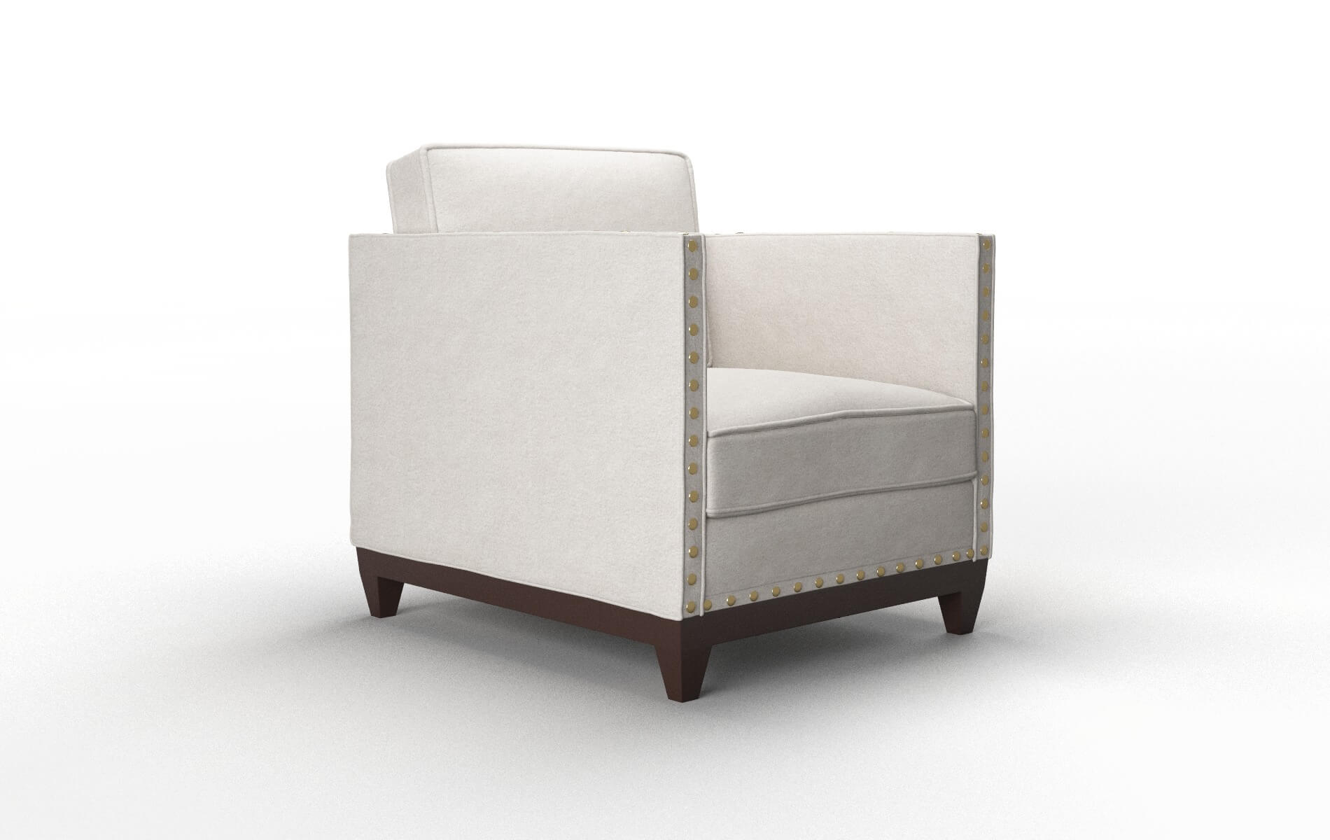 Florence Noble Grey Chair espresso legs 2