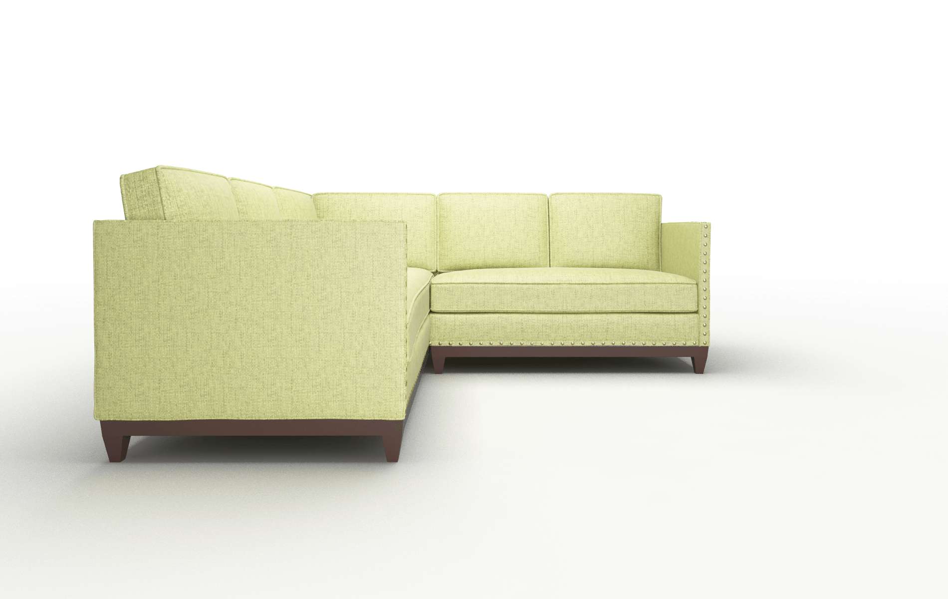 Florence Notion Appletini Sectional espresso legs 2