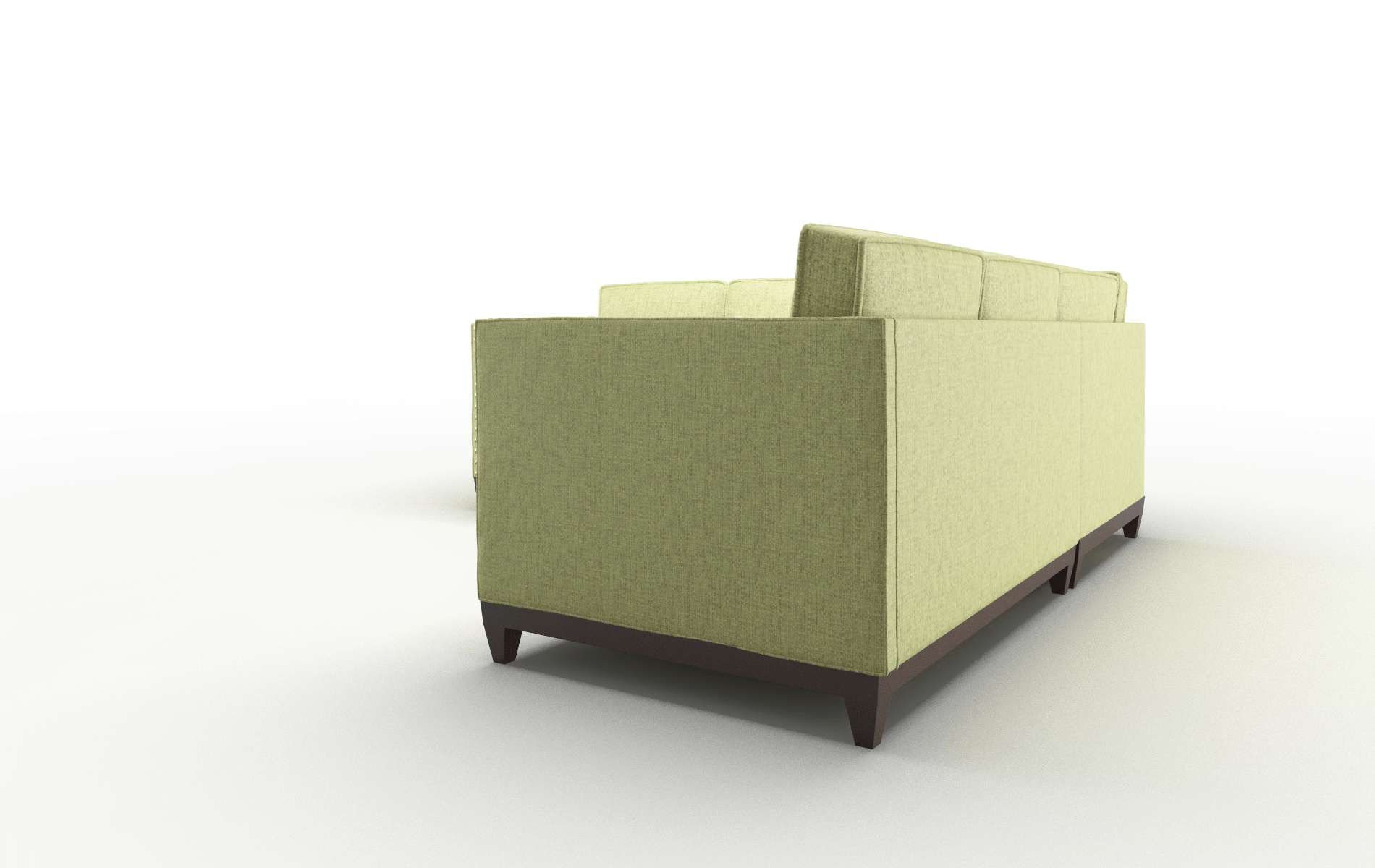 Florence Notion Appletini Sectional espresso legs 4