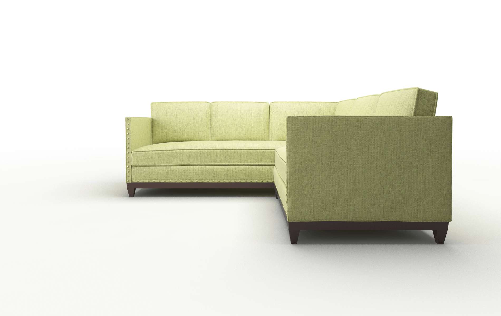 Florence Notion Appletini Sectional espresso legs 5