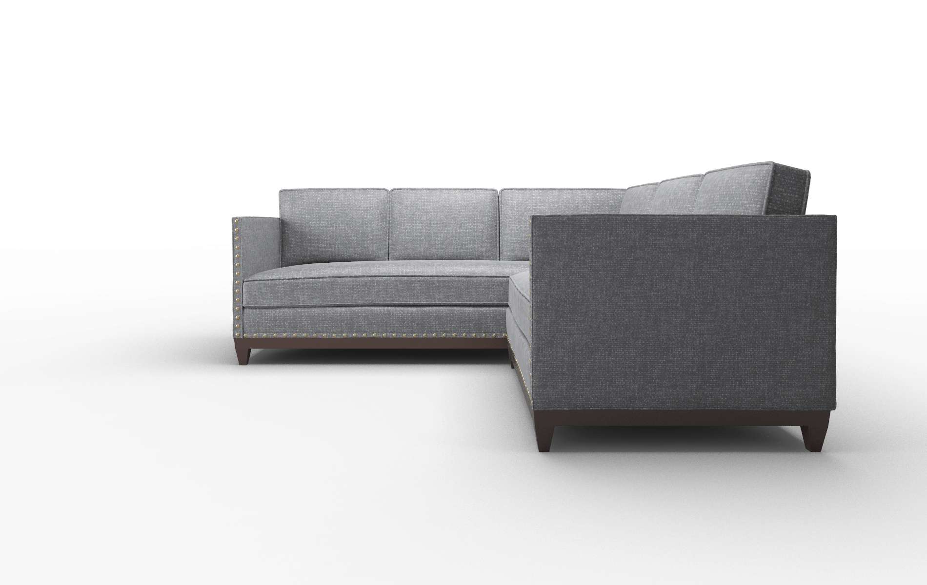 Florence Notion Graphite Sectional espresso legs 5