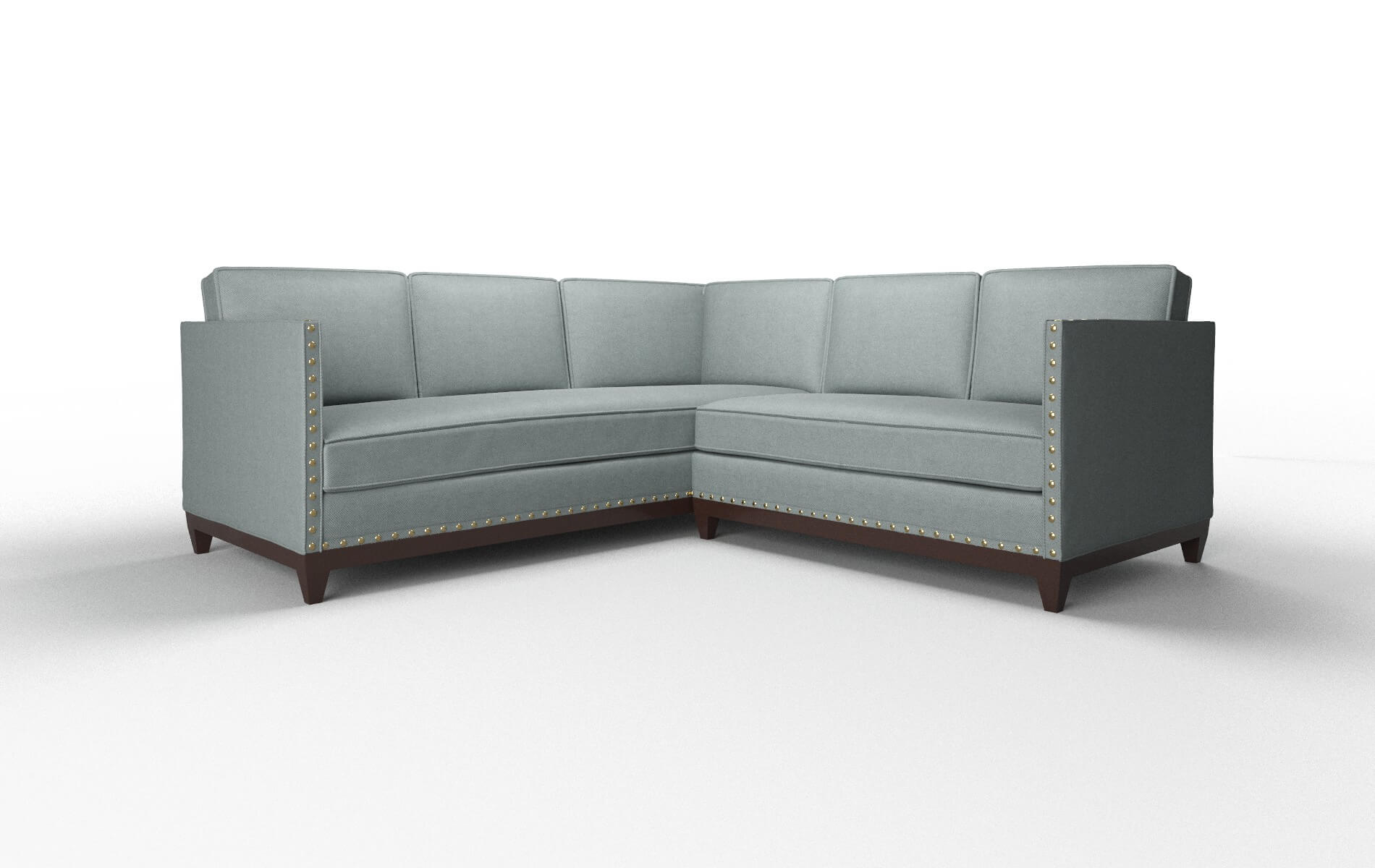 Florence Oakley baltic Sectional Espresso Legs  1